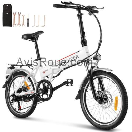 Ancheer Folding Electric Bicycle avis et fiche technique